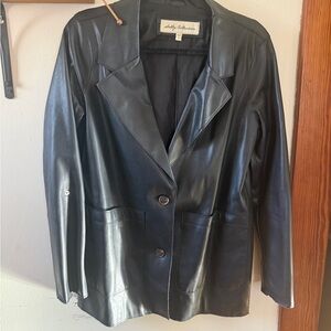 Oversized Women's Leather Jacket